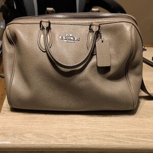 Coach Brown Leather Large Rowan